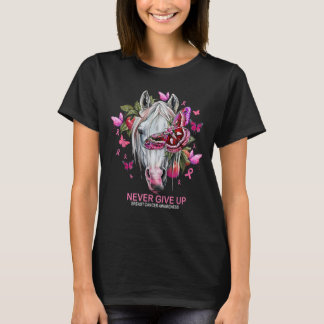 Camiseta Nunca renuncie al caballo T-Shir que es consciente