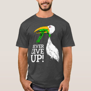 Camiseta Nunca renuncies a la cigüeña y a la rana