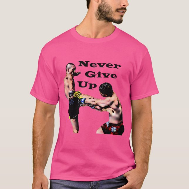 Camiseta Nunca renuncies a la lucha de la mamá (Anverso)