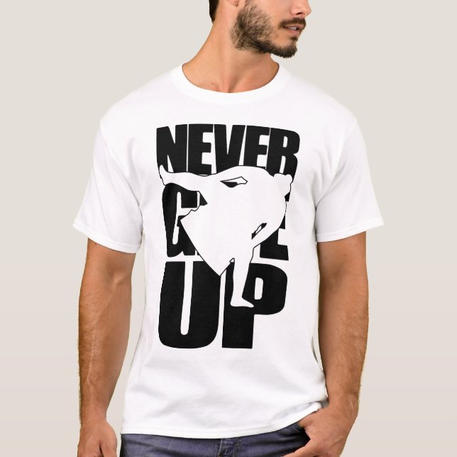 Camiseta Nunca renuncies a la lucha de sumo (Anverso)