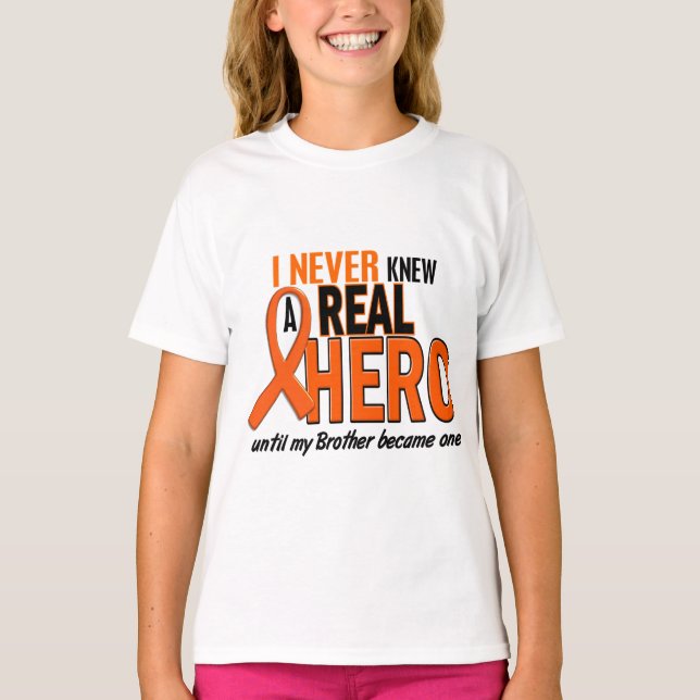 Camiseta Nunca sabía un NARANJA del héroe 2 (Brother) (Anverso)
