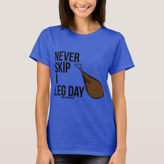 Camiseta NUNCA SALTE un tanque del músculo del DÍA de la