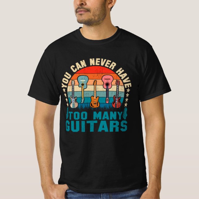 Camiseta Nunca se puede tener a muchos guitanos musicales g (Anverso)