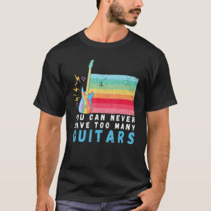 Camiseta Nunca Se Puede Tener Demasiado Arcoiris Musical En