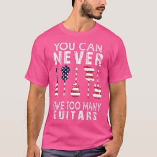 Camiseta Nunca Se Puede Tener Demasiado Gi Gracioso De Músi