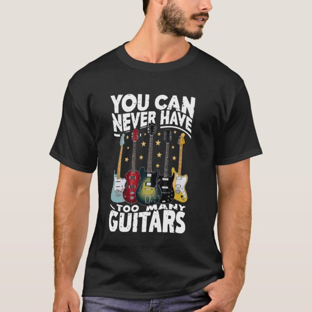 Camiseta Nunca Se Puede Tener Demasiados Guitorios - Gracio (Anverso)