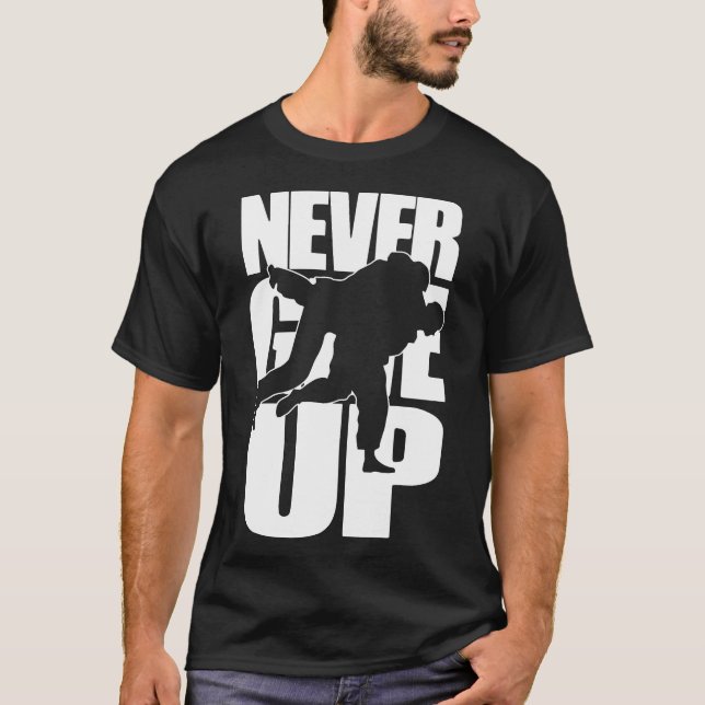 Camiseta Nunca se rinda Sambo (Anverso)