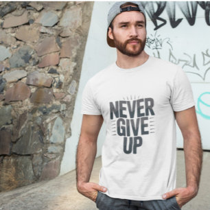 Camiseta "Nunca se rindan" Motivador Diseño Deportivo