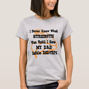 Camiseta Nunca se sabía fuerza/músculo/papá...RSD/CRPS