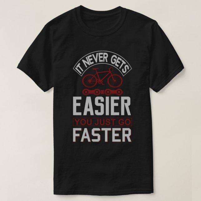 Camiseta Nunca Se Te Hace Más Fácil. (Diseño del anverso)