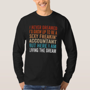 Camiseta Nunca soñé que crecería Contadora de libros
