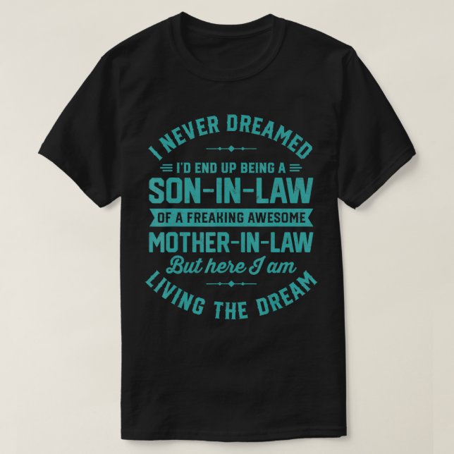 Camiseta Nunca Soñé Que Terminaría Siendo Un Hijo En Moth D (Diseño del anverso)