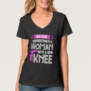 Camiseta Nunca Subestimar A Las Mujeres Un Nuevo Sustituto 