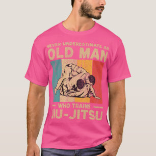 Camiseta Nunca Subestimar A Un Viejo Hombre Bjj Brasileño J