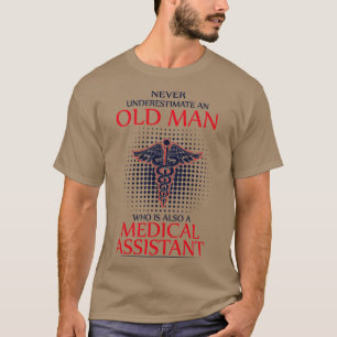 Camiseta Nunca subestimar al asistente médico