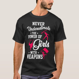 Camiseta Nunca subestimar la marca de protección de color d