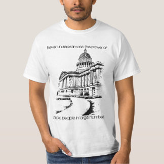 Camiseta Nunca subestime el peso
