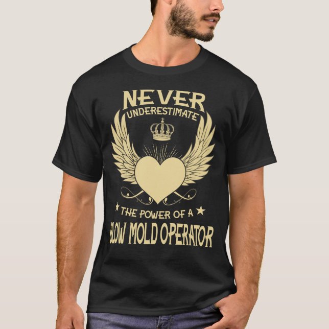 Camiseta Nunca Subestime El Poder De La Op De Mold De Golpe (Anverso)