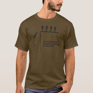 Camiseta Nunca subestime el poder de los grupos estúpidos