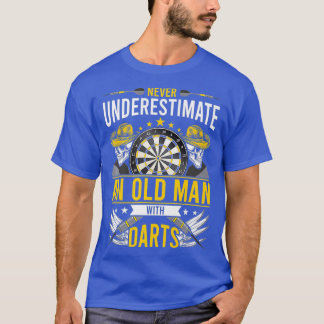 Camiseta Nunca subestimes a un anciano con Darts