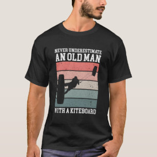 Camiseta Nunca Subestimes a un Anciano con una Cometa Kites