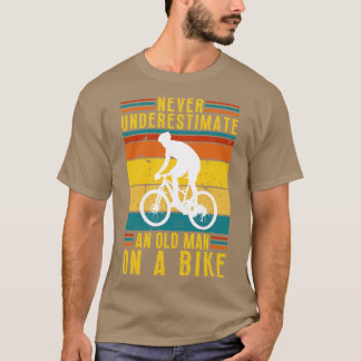 Camiseta Nunca subestimes a un anciano en bicicleta 5