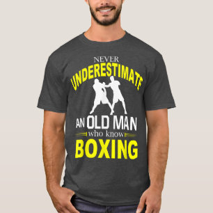 Camiseta Nunca subestimes a un anciano que conoce a Boing 