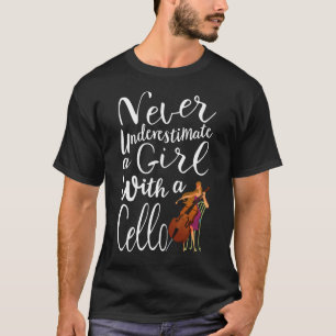 Camiseta Nunca subestimes a un Chica con un regalo de Guay 