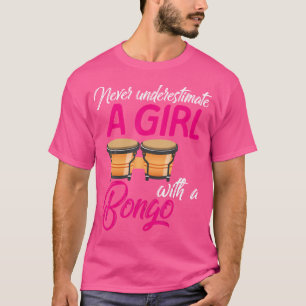 Camiseta Nunca Subestimes A Un Chica Gracioso Jugador De Ta