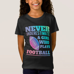 Camiseta Nunca subestimes a un chica que juega al shir del
