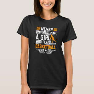 Camiseta Nunca Subestimes A Un Chica Que Juega Fa De Balonc