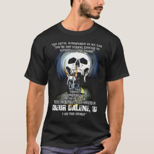 Camiseta Nunca subestimes a un hombre con identificación CO