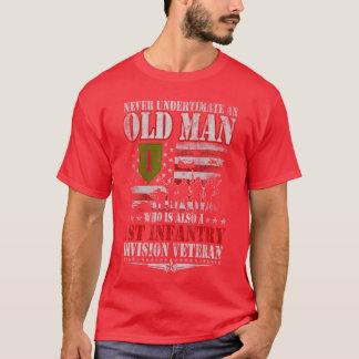 Camiseta Nunca Subestimes a un Hombre Mayor 1ra División de