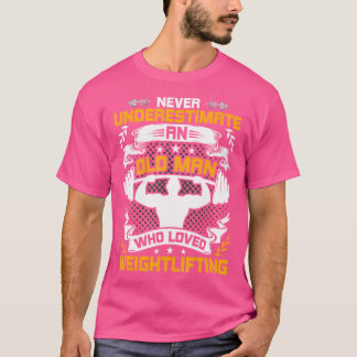 Camiseta Nunca Subestimes a un Hombre Mayor que Amaba Levan