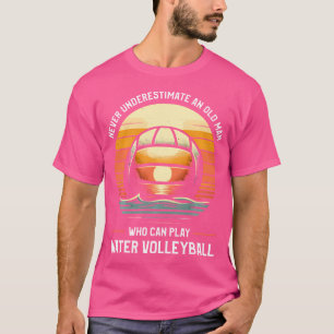 Camiseta Nunca Subestimes A Un Hombre Mayor Que Puede Jugar
