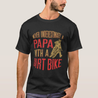 Camiseta Nunca Subestimes A Un Papa Con Un Regalo De Bicicl