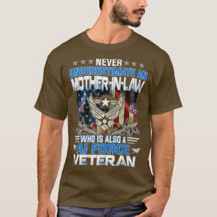 Camiseta Nunca Subestimes A Un Veter De La Fuerza Aérea De 