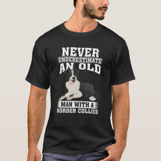 Camiseta Nunca Subestimes A Un Viejo Con Ovejas De Shetland