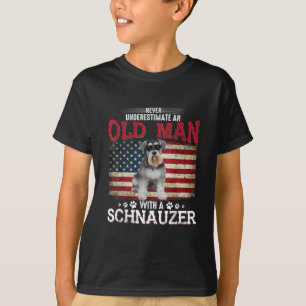 Camiseta Nunca Subestimes A Un Viejo Con Schnauzer