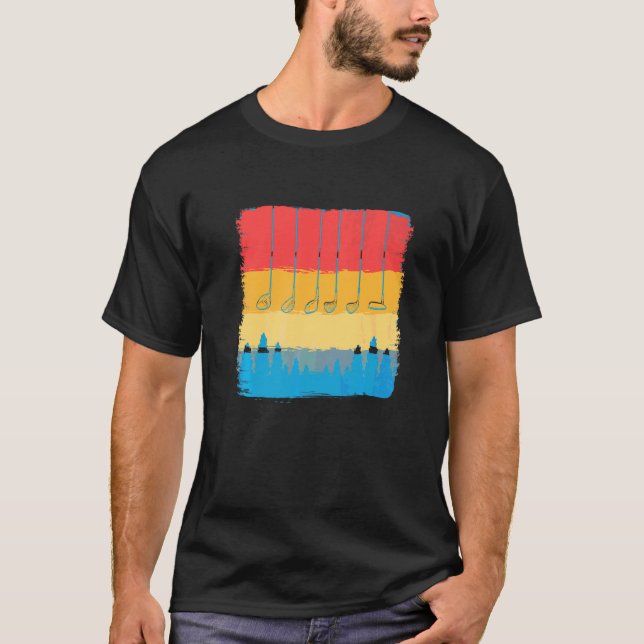 Camiseta Nunca Subestimes A Un Viejo Con Un Club De Golf Go (Anverso)