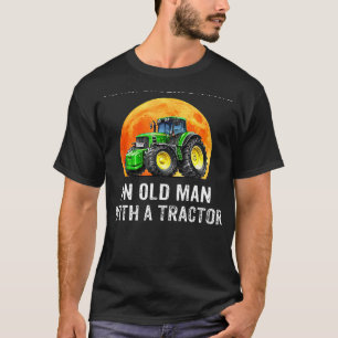 Camiseta Nunca Subestimes A Un Viejo Con Un Tractor