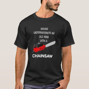 Camiseta Nunca Subestimes A Un Viejo Con Una Diversión En C