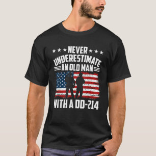 Camiseta Nunca Subestimes A Un Viejo Con Una Vetera Dd214