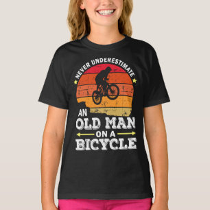 Camiseta Nunca Subestimes A Un Viejo En Bicicleta