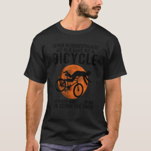 Camiseta Nunca Subestimes A Un Viejo En Un Retro De Bicicle