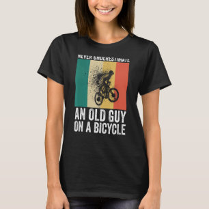 Camiseta Nunca Subestimes A Un Viejo Hombre Con Amor A La B