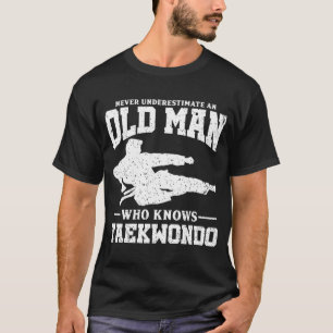 Camiseta Nunca Subestimes A Un Viejo Taekwondo Hoodie