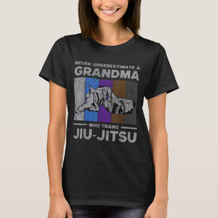 Camiseta Nunca Subestimes a una Abuela de Jiu Jitsu Brasile