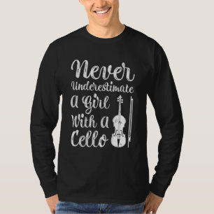Camiseta Nunca Subestimes A Una Chica Y Su Cello