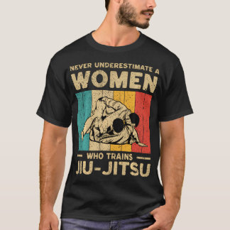 Camiseta Nunca Subestimes A Una Mujer Bjj Jiu Brasileño
